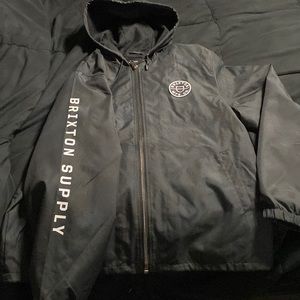 Brixton jacket with zipper. Worn once. Excellent condition
